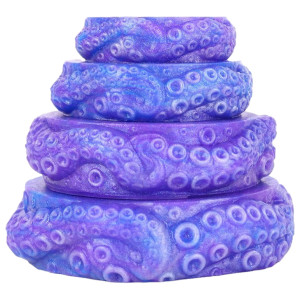Lot de 4 Cockrings OKTOPUS Violets de CockzRing