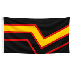 Drapeau RUBBER 90 x 150cm 2