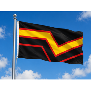 Drapeau RUBBER 90 x 150cm