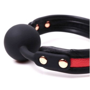 Bâillon boule silicone COLORSBAND GAG 41mm Rouge 