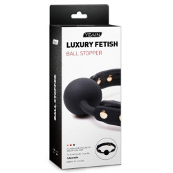 Bâillon boule silicone COLORSBAND GAG Bleu 41mm de LuxuryFantasy 2