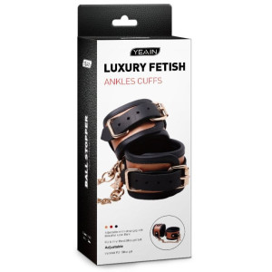Menottes de chevilles COLORSBAND CUFKLES rouges de LuxuryFantasy