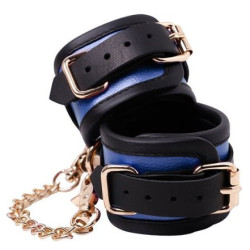 Menottes de chevilles COLORSBAND CUFKLES bleues de LuxuryFantasy
