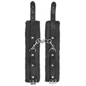 Menottes de poignet Plush Noir