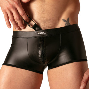 Boxer avec Zip MASTER Noir de Absolu Male