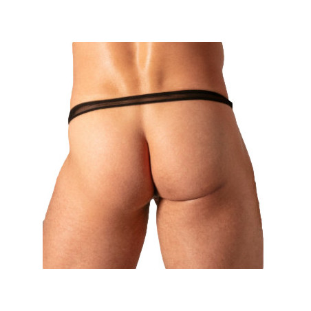 Anneau à pressions BARE MESH Noir de Absolu Male