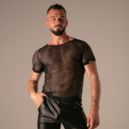 T-shirt SEDUCTION Noir de Absolu Male