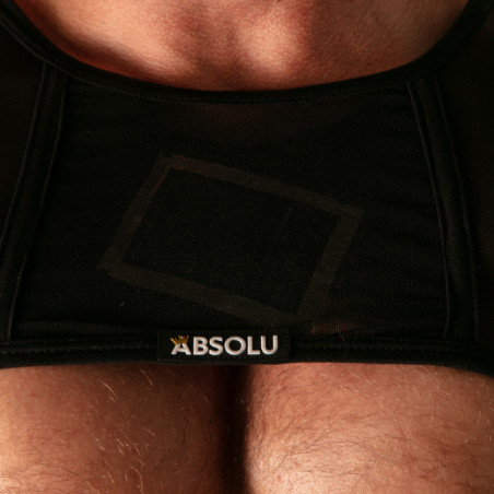 Harnais BARE MESH Noir de Absolu Male