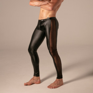 Legging avec Zip REBEL Noir de Absolu Male