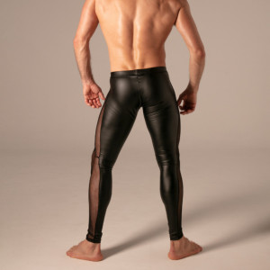 Legging avec Zip REBEL Noir de Absolu Male