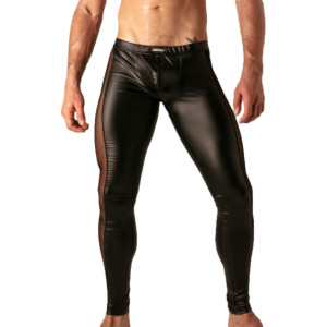 Legging avec Zip REBEL Noir de Absolu Male