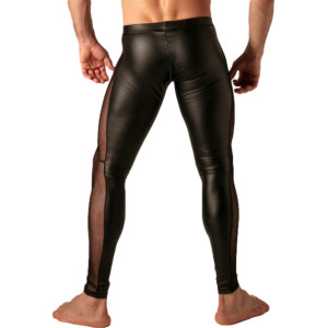 Legging avec Zip REBEL Noir de Absolu Male
