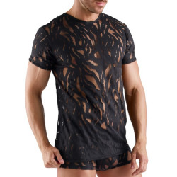 T-shirt sexy ORELLO Noir de Svenjoyment