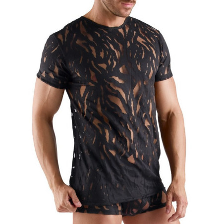T-shirt sexy ORELLO Noir de Svenjoyment