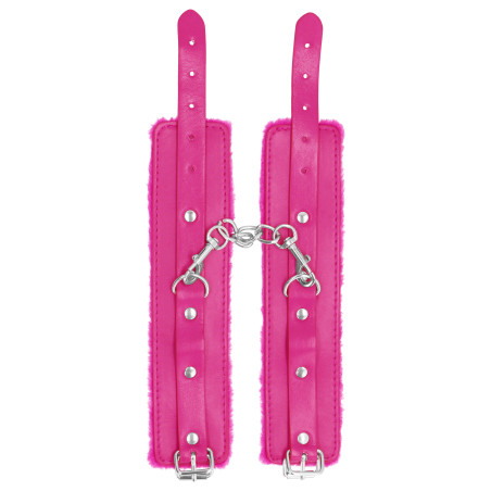 Menottes de poignet Plush Rose de Ouch!