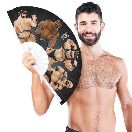 Éventail Géant SLUTTY 64cm de Bobo Bear