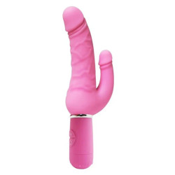 Gode poignée vibrant DOBLEDICK Rose de MyPlayToys