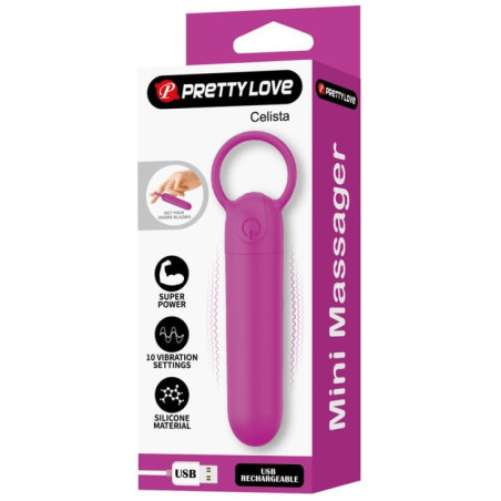 Mini Vibro CELISTA Rose 6 x 1.8cm de MyPlayToys