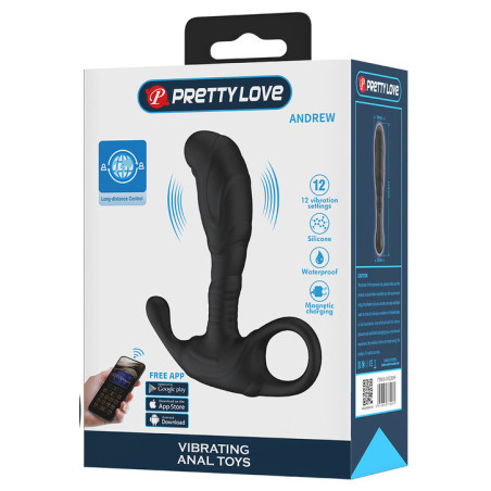 Stimulateur prostatique connecté ANDREW de Pretty Love