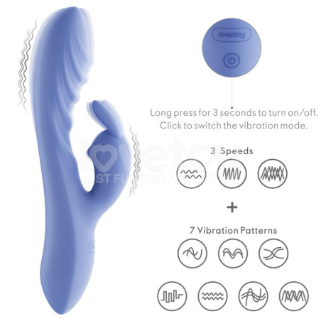 Vibro rabbit L'ALLURE SWIRL de MyPlayToys