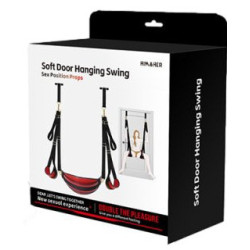 Balançoire Sm pour porte SWING DOOR  Noir-Rouge de BDSMaster 2