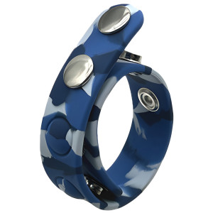 Cockring réglable FORKO Bleu Army