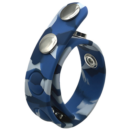 Cockring réglable FORKO Bleu Army