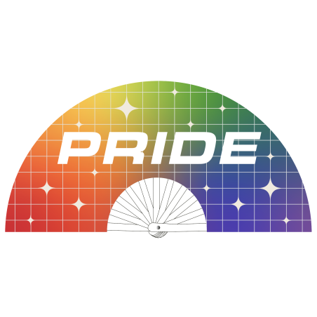 Éventail Géant PRIDE 64cm de M Proud