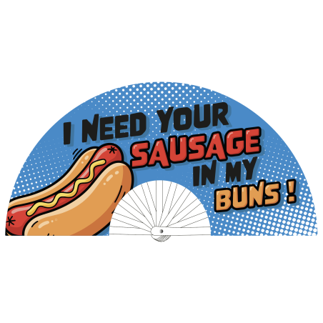 Éventail Géant SAUSAGE 64cm de M Proud