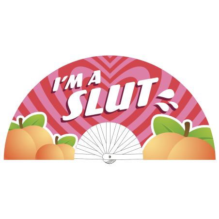 Éventail Géant SLUT 64cm de M Proud