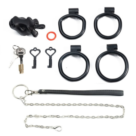 Cage de chasteté MINODICK Noire 6 x 3 cm de CockLock