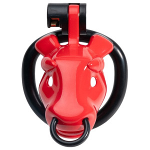 Cage de chasteté MINODICK Rouge 6 x 3 cm de CockLock