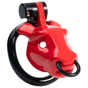 Cage de chasteté MINODICK Rouge 6 x 3 cm de CockLock