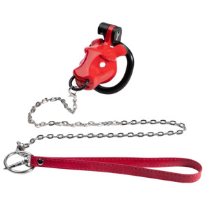 Cage de chasteté MINODICK Rouge 6 x 3 cm de CockLock