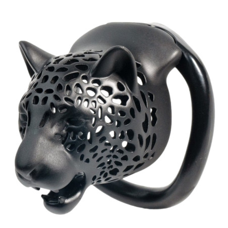 Cage de chasteté LEOPARD Noire 7 x 3.3 cm de CockLock