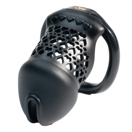 Cage de chasteté FIVHEART Noire 8  x 3.2 cm de CockLock