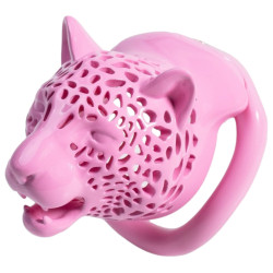 Cage de chasteté LEOPARD Rose 7 x 3.3 cm de CockLock