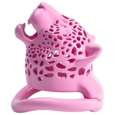 Cage de chasteté LEOPARD Rose 7 x 3.3 cm de CockLock