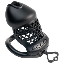 Cage de chasteté FIVHEART Noire 8  x 3.2 cm de CockLock 2