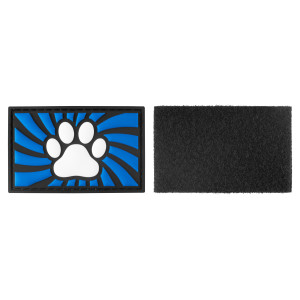 Tag PAW Bleu avec Patte de chien