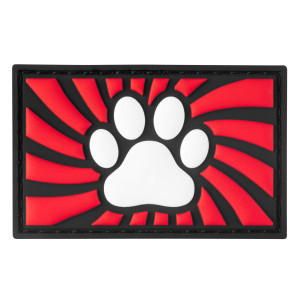 Tag PAW avec scratch Rouge