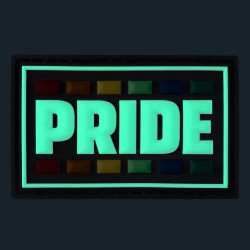 Tag PRIDE avec couleurs Rainbow 2