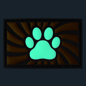 Tag PAW Orange pour le Puppy