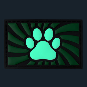 Tag PAW Vert pour Puppy