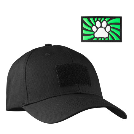 Casquette FUCK & FIST + Tag PAW Vert