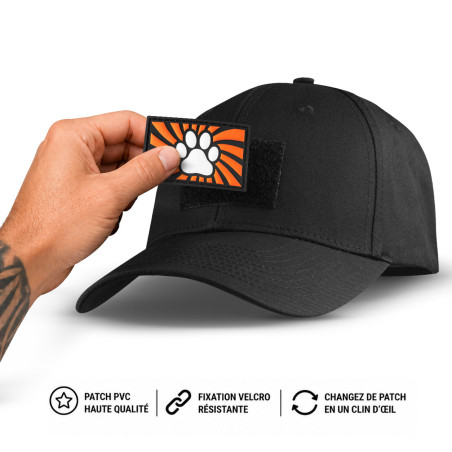 Casquette FUCK & FIST + PAW Orange