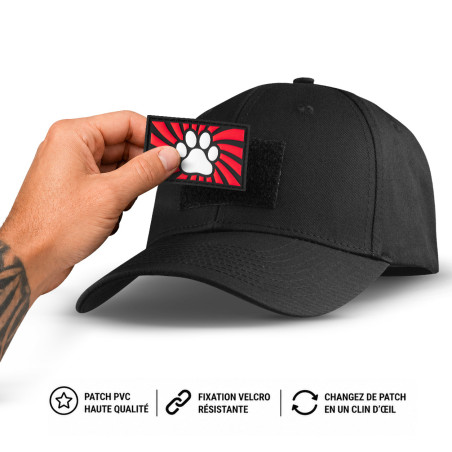 Casquette FUCK & FIST + PAW Rouge