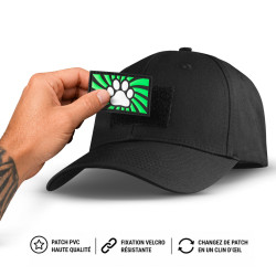 Casquette FUCK & FIST + Tag PAW Vert 2
