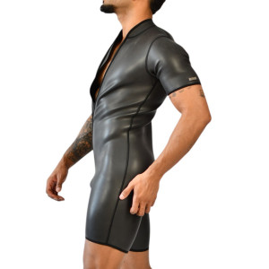 Combi-short avec zip de XRUB Néoprène Noir