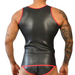Débardeur XRUB Néoprène Noir et Rouge 2